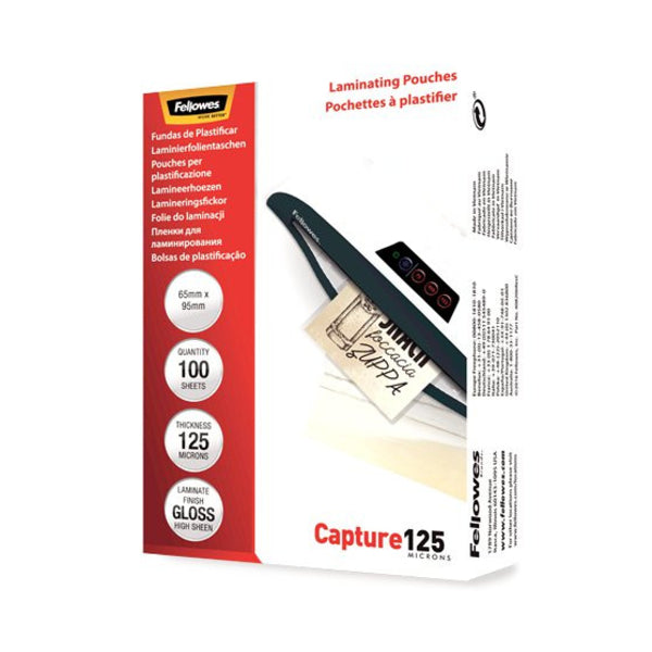 Fellowes Pouche 65X95 per Plastificatrici Conf 100Pz Fellowes Pouche 65X95 per Plastificatrici Conf 100Pz